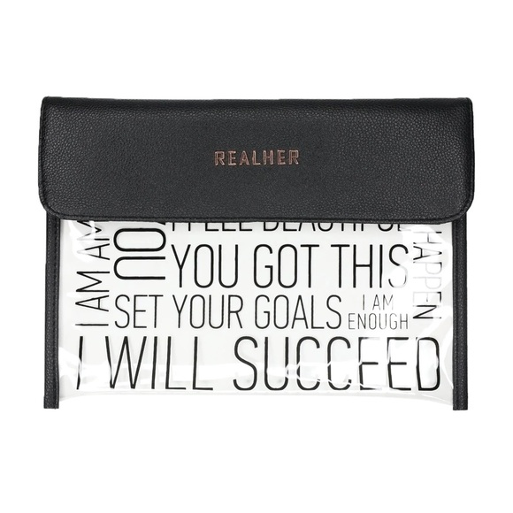 RealHer Handbags - Realher Affirmation Cosmetic Bag - New in Package